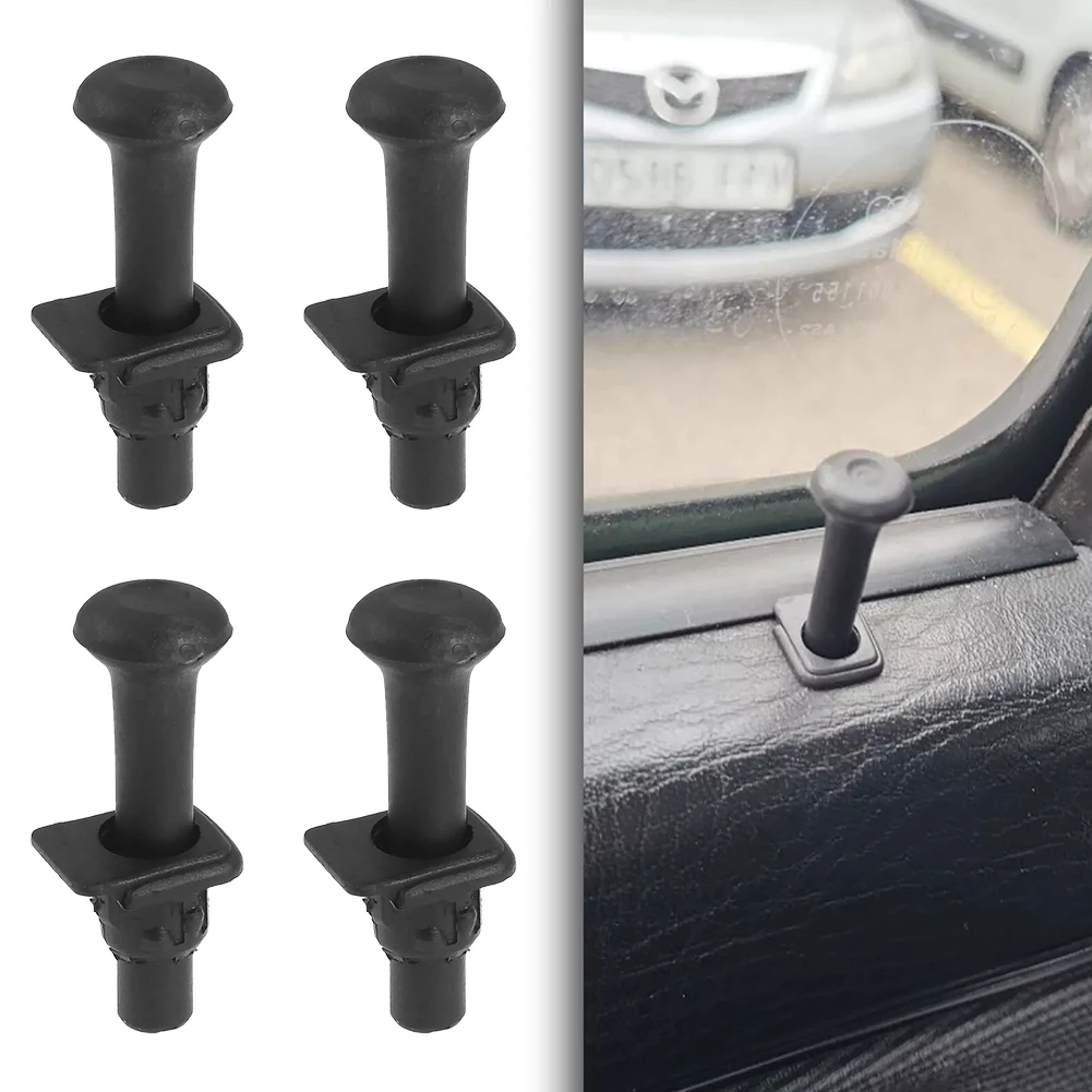 4set Plastic Car Security Door Lock Pins Car Truck Interior Door Lock Knob Pull Pins For Golf Mk2 Mk3 For Passat B2 191837187 ﻿