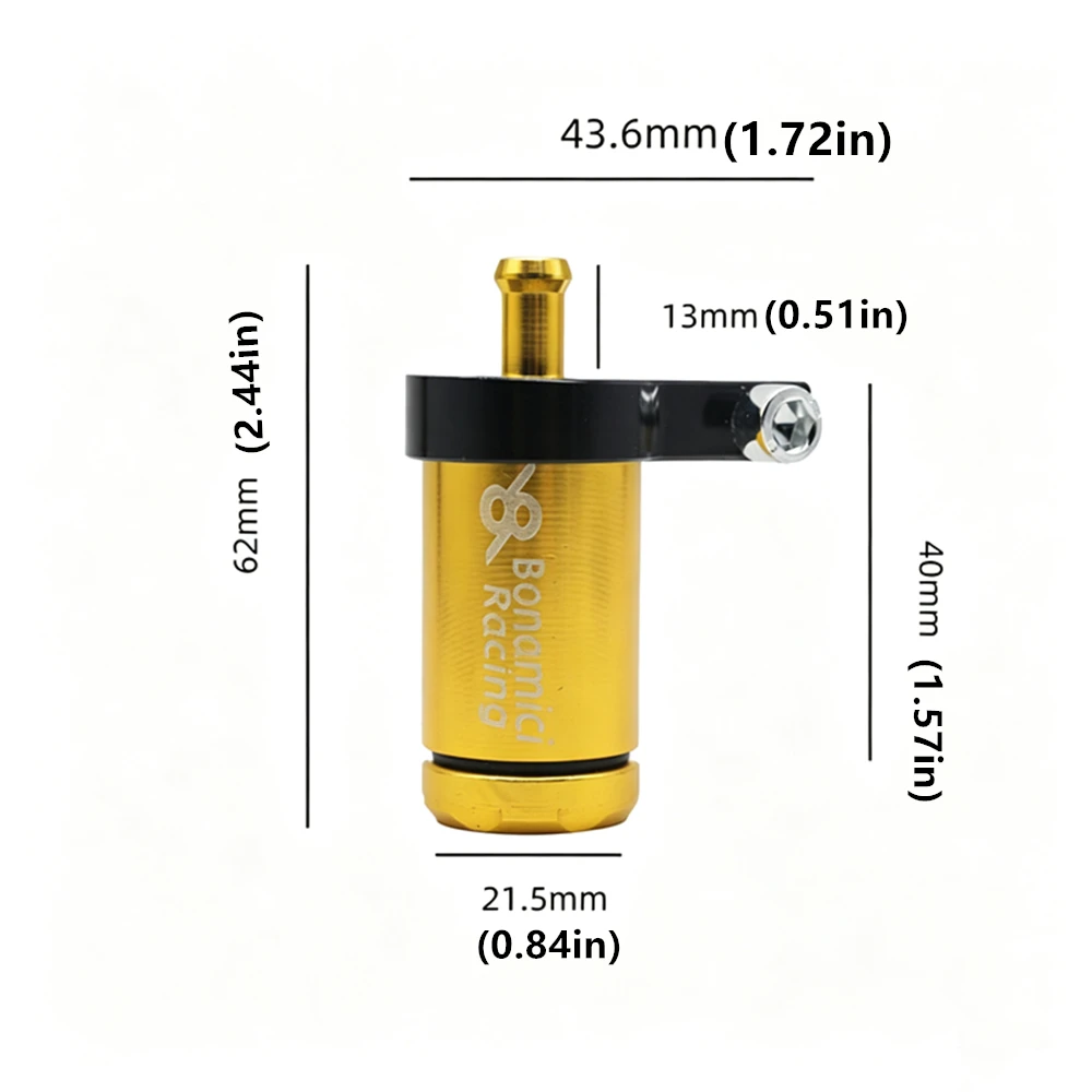 Universal Motorcycle Oil Cup Motorbike Oil Filter Fuel Filters Cafe Racer Old School Bobber Touring Dirt bike