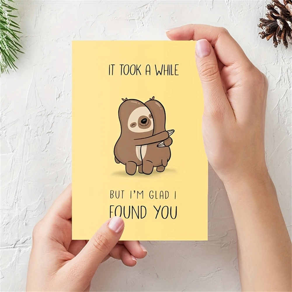 1pc，Anniversary Birthday Card for Her Him Funny Birthday Card for Boyfriend Girlfriend Husband WifeHandmade Greeting Card (It to