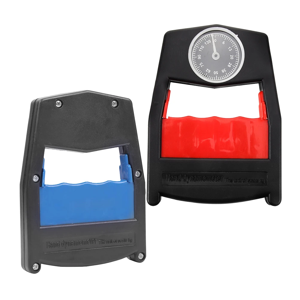 

2 Pcs Grip Tester Hand Dynamometer for Muscle Training Red Blue Adjustable Finger Exerciser Arm Wrist Strengthener