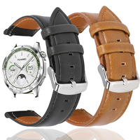 18mm 22mm Leather Watchbands for Huawei Watch GT 4 GT4 41mm 46mm Smart Watchband Bracelet For Huawei GT/GT 3 2 46mm/GT2 Pro Band