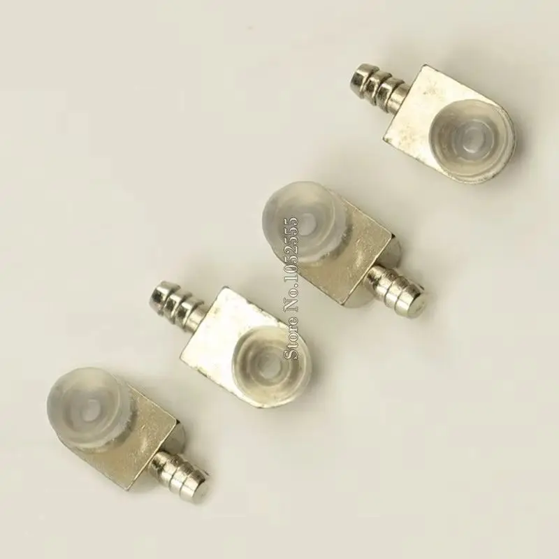 HOT 50PCS Alloy Shelf Support Pins Cupboard Glass Combined Cabinet Connect Pins+Non-slip Suction Furniture Braces Connectors