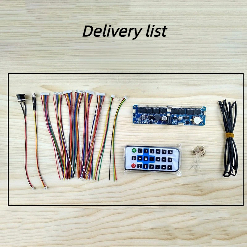 6 Glow Clock Main Board Nixie Tube Clocks Control Board Electron Remote Control Maintenance Universal in12 in14 in18 Qs30-1