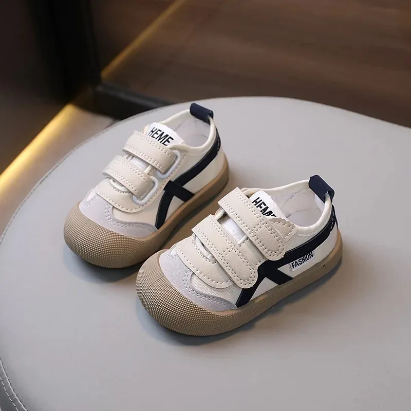 Cute Baby Canvas Shoes 2026 Spring and Autumn New Style for Men and Women's Casual Versatile Soft Soled Non Slip Cloth Shoes
