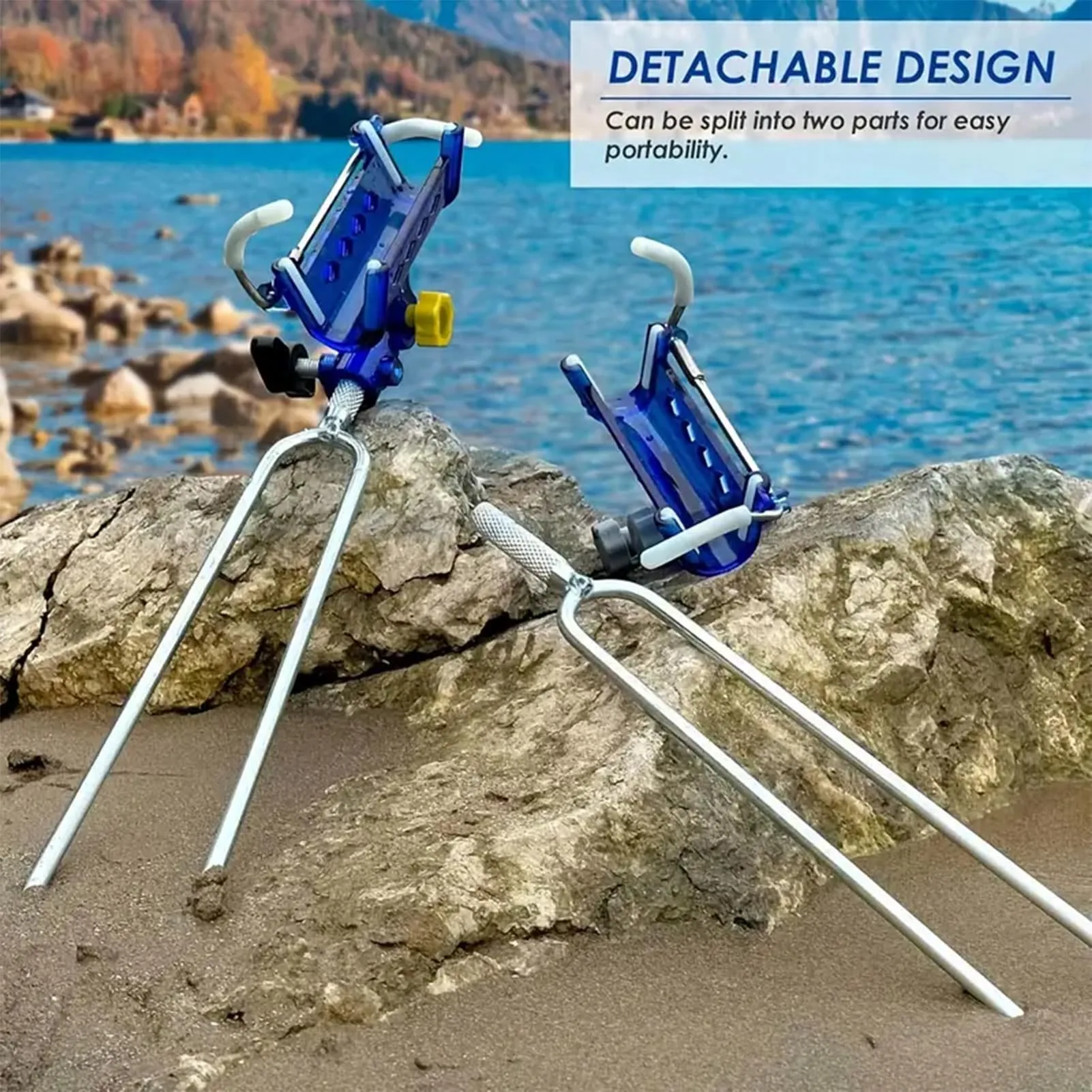 

Shore Fishing Rod Bracket Self-locking Turret Frame Inserted Fishing Rod Frame Beach Fishing Rod Frame Fishing Accessories