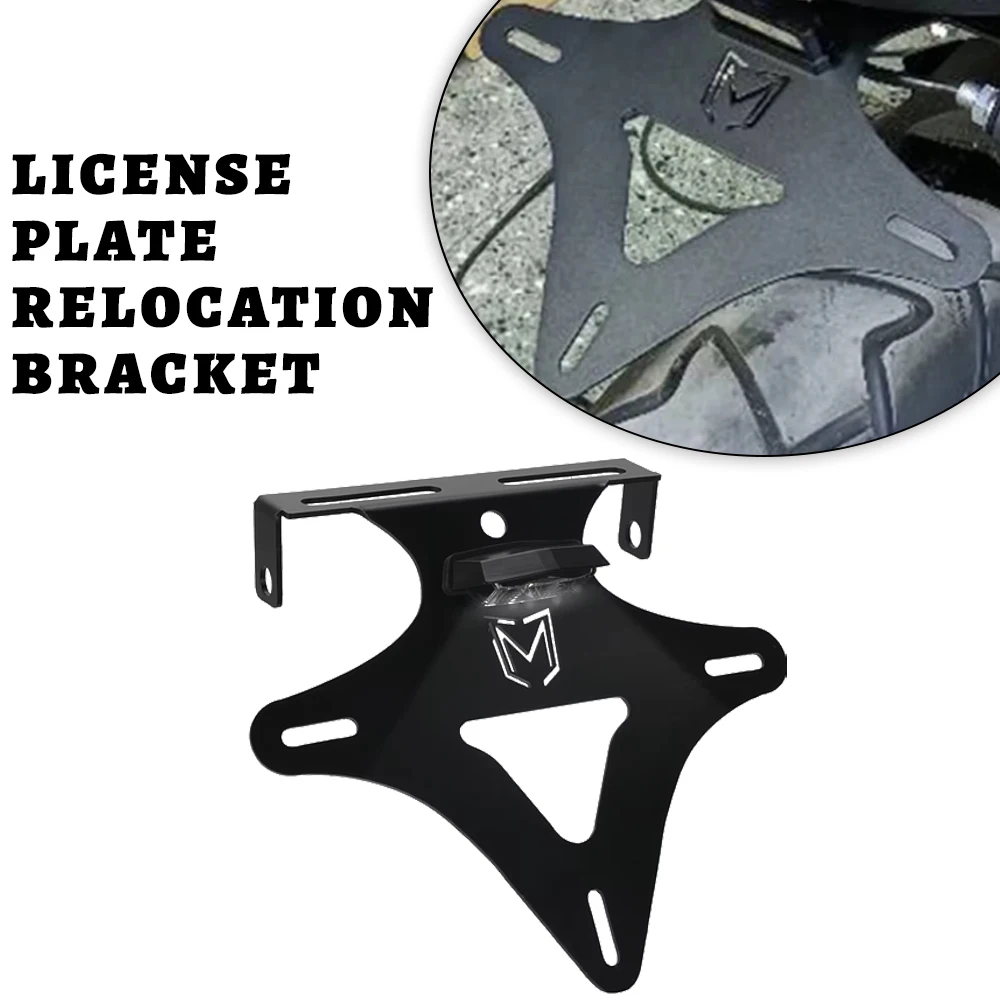 

For KOVE 321R/RR 321RRS 321 RR RRS Motorcycle Accessories Tail Tidy Rear License Plate Tail Frame Holder Bracket with LED Light