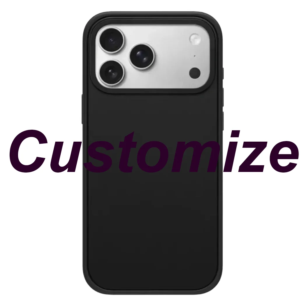 

Matte Black Border Phone Cover for IPhone 13 14 15 16 17 Pro Max Case for IPhone 17Pro