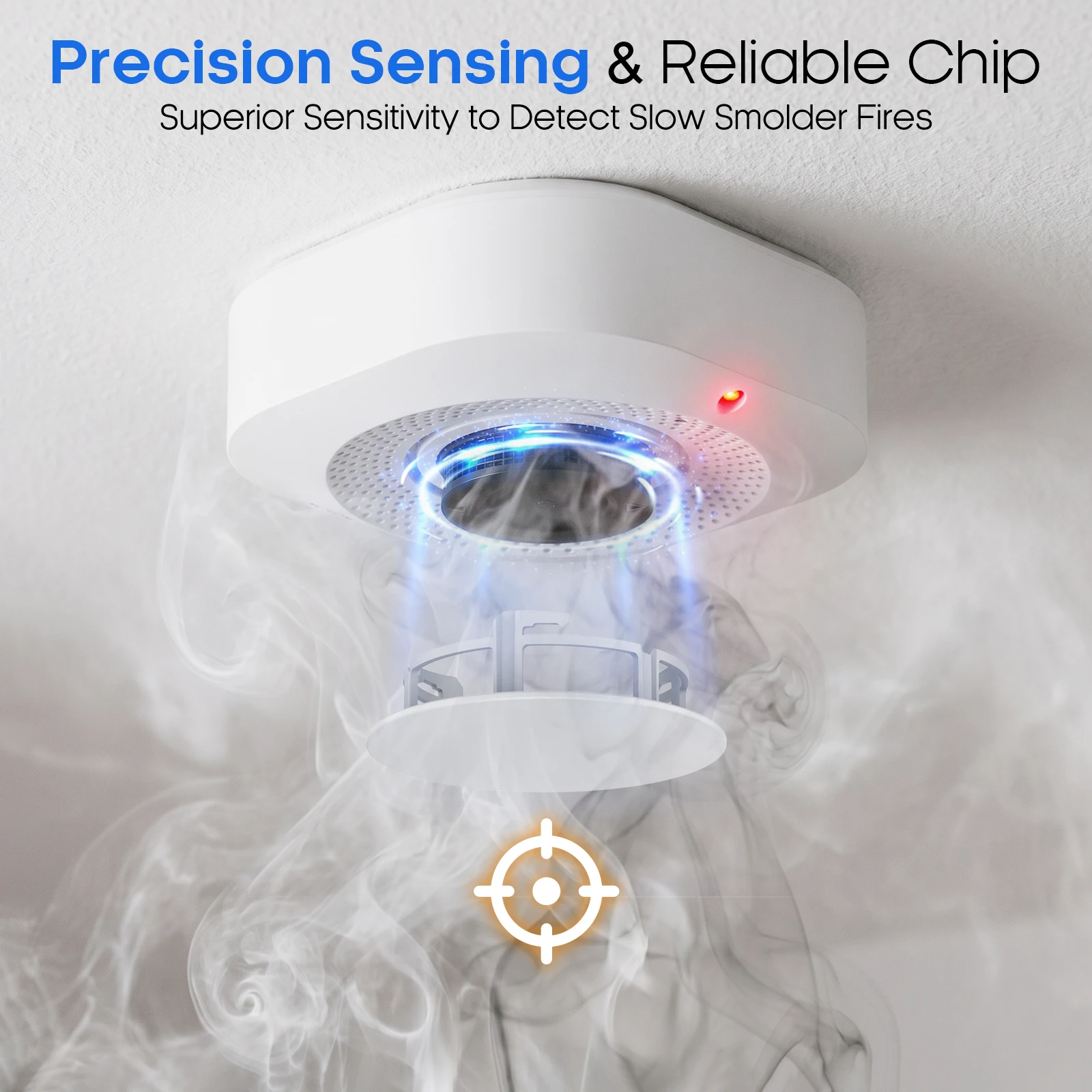 Detector de humo inteligente Z - Zigbee Smoke Sensor Tuya reseña y precio