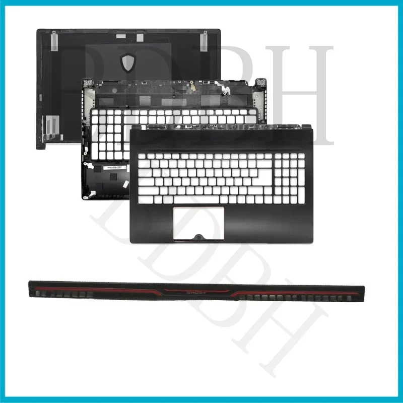 LCD Screen Back Top Cover Palmrest Upper Case Bezel Hingecover For MSI GS63 GS63VR MS-16K2 16K3 16K4 16K5 Laptop LCD Screen