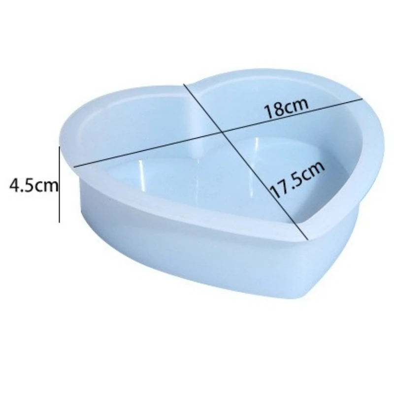 Mini Heart Bookend Molds Suitable for DIY Epoxy Resin Crafts, Square Resin Silicone Molds with Heart Shape for Home Decor view 4