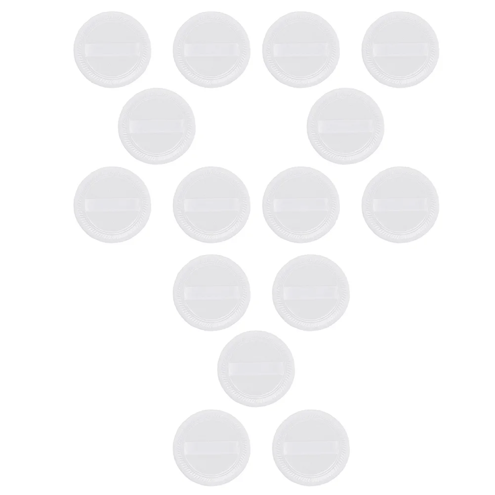 15 szt. zaokrąglonych gąbeczek do pudru, miękkie poduszeczki do kosmetyków do twarzy, małe gąbeczki do makijażu, bawełniane narzędzie do gładkiego nakładania makijażu