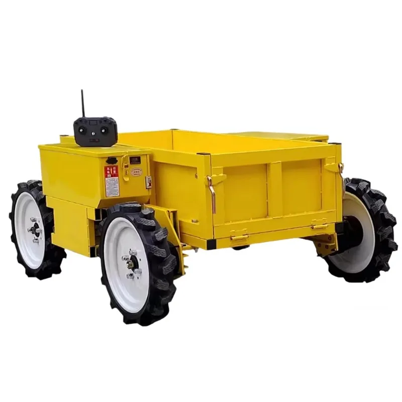 

All-terrain Electric Remote Control Four-wheel Drive Mountain Orchard Agricultural Parthenocissus Minitype Transport Vehicle