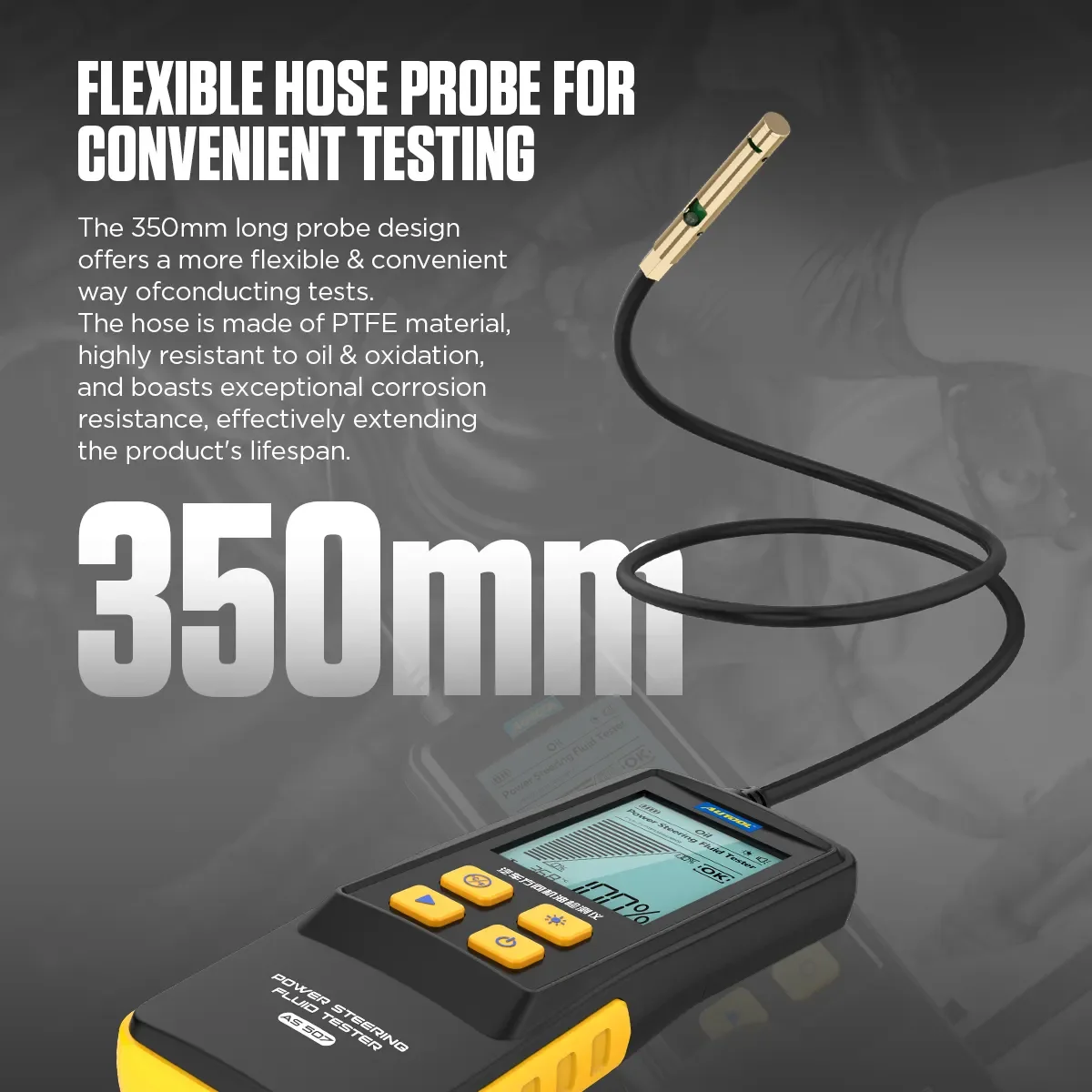 

High quality Car Diagnostic Tool Power Steering Fluid Temperature Tester for Vehicle Repair Plastic & Metal Material