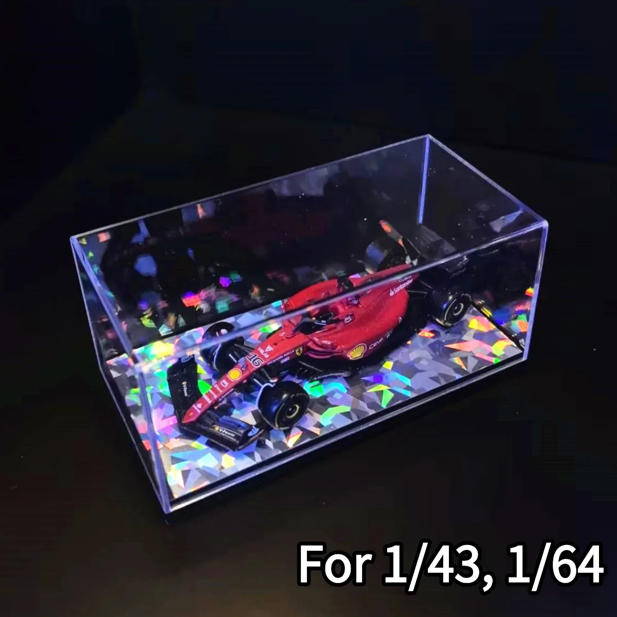 

Акриловый витрина 5,8 "x2,8" для масштаба 1:43, 1:64 1:87, модель автомобиля, Коллекционная фигурка для хранения, миниатюрное DIY, здание, диорама