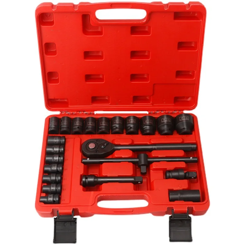 

Socket Wrench Tool Set Auto Repair Car Tool Complete Collection Ratchet Combination Full Set Toolbox Dafei Car Repair