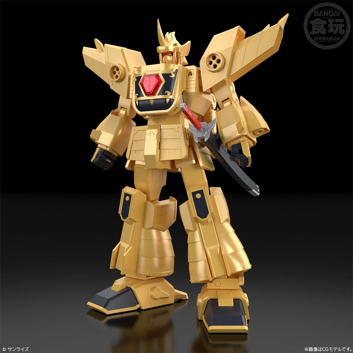 In Voorraad BANDAI SMP De Dapper Van Goud Goldran GEWELDIGE GOLDRAN Model Assemblage 16 CM ABS Anime Actiefiguren Model collectie Speelgoed