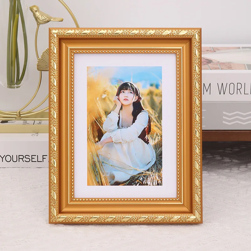 Premium Wall-Mounted Photo Frame Set for 5x7, 6x8, and A4 Pictures - Perfect for Wedding Photos and Portraits Picture Frames