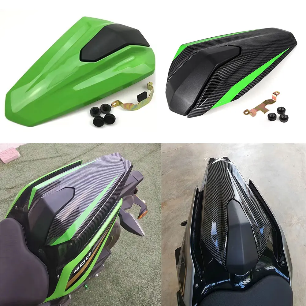 

For Kawasaki Ninja 400 250 Z400 EX400 2018 2019 2020 2021 2022 2023 Motorcycle Pillion Rear Passenger Seat Cowl Cover Green