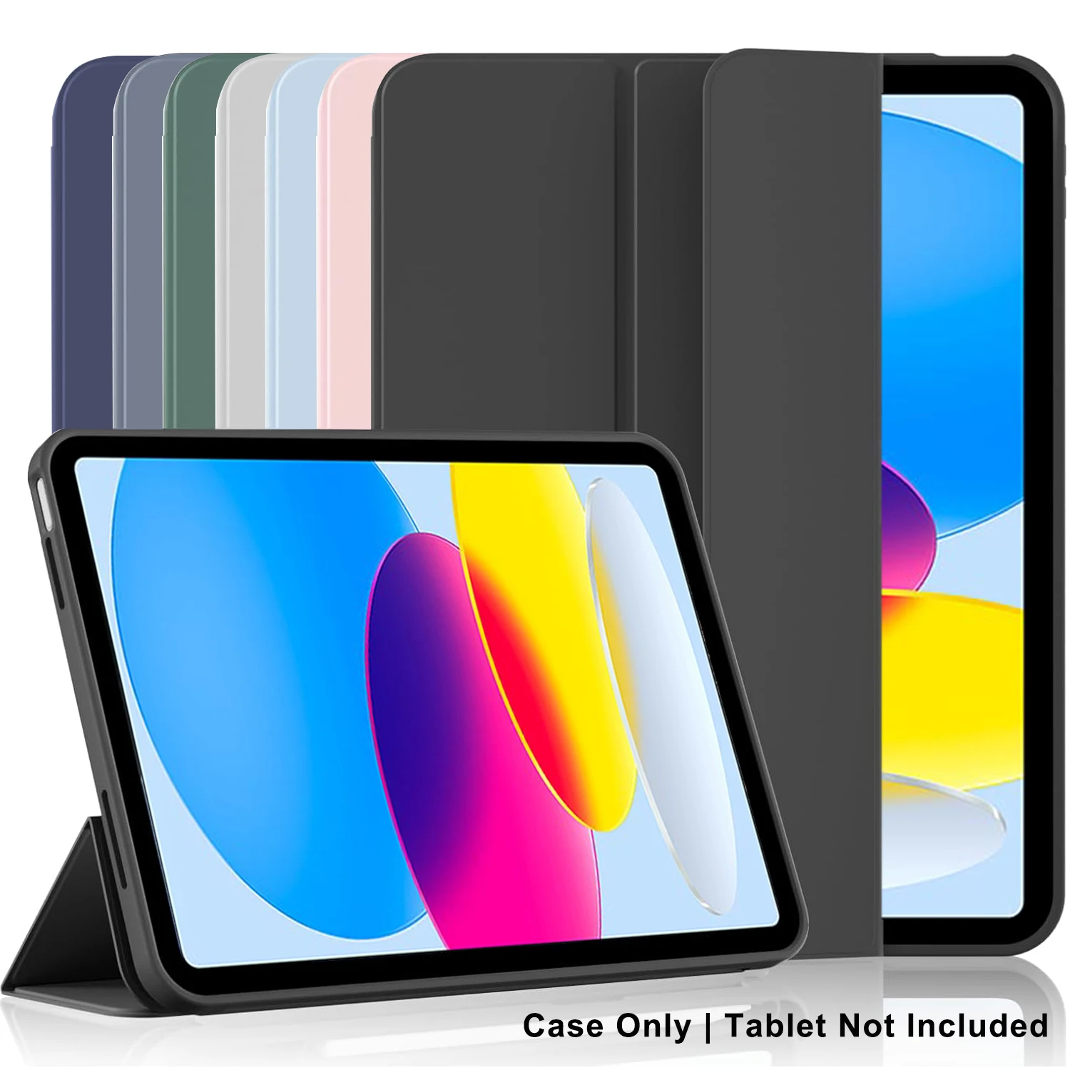 Dreifach faltbare Flip-Hülle für iPad 12. 10. 11. Generation A16 11'' 10.9'' 2025 2022 2026 Magnetischer Ständer PU-Leder Schutzhülle