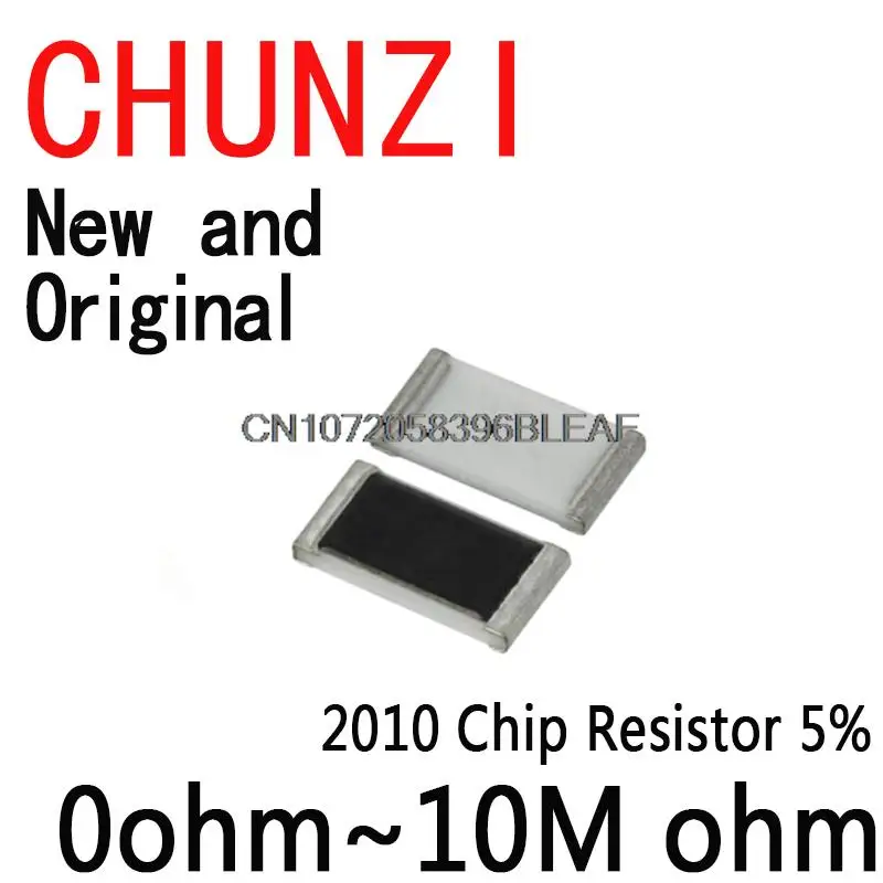 

50 шт. 3/4 Вт SMD чип-резисторы резисторы 0 10 100 220 470 Ом 0R 10R 100R 220R 470R 1K 2,2K 4,7K 10K 100K 1M 10M 2010 5% 0R-10M