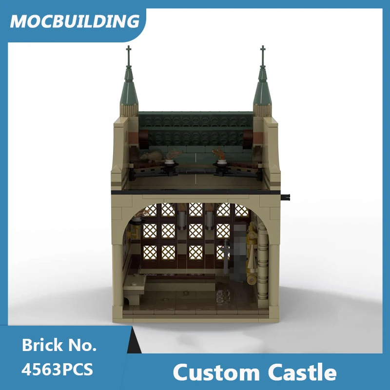 MOC Building Blocks Custom Castle Model DIY Assembled Bricks Architecture Creative Display Toys Collection Xmas Gifts 4563PCS