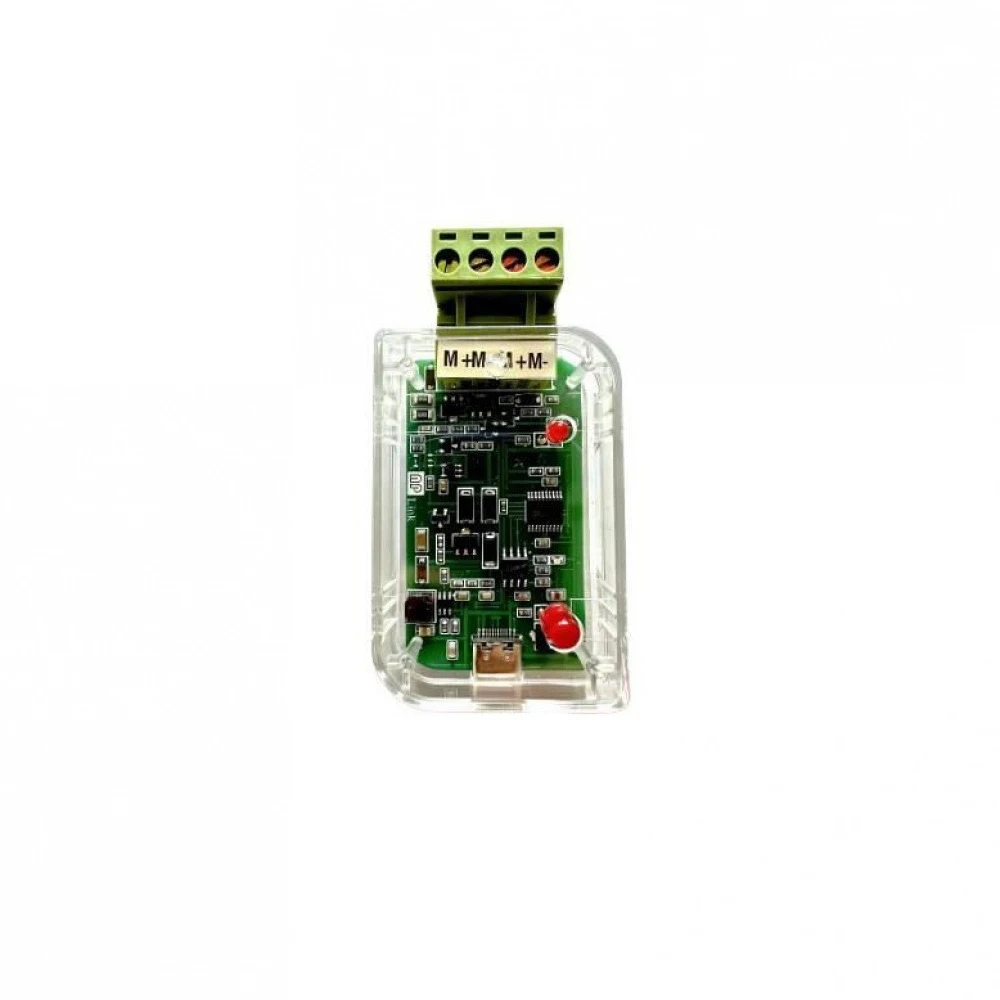 

USB to M-Bus Master Type-C Interface Overload Protection 300-19200bps for Water Heat Gas Meter Communication Support Win Linux