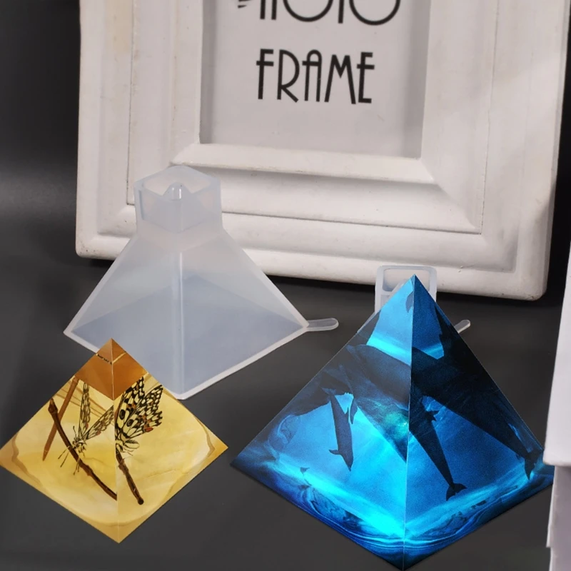 Siliconen Piramide Mallen Voor Hars, Piramide Siliconen Mallen Voor Chakra Orgonite-Orgone Piramide Diy Handwerk-Hars Ornament Mal