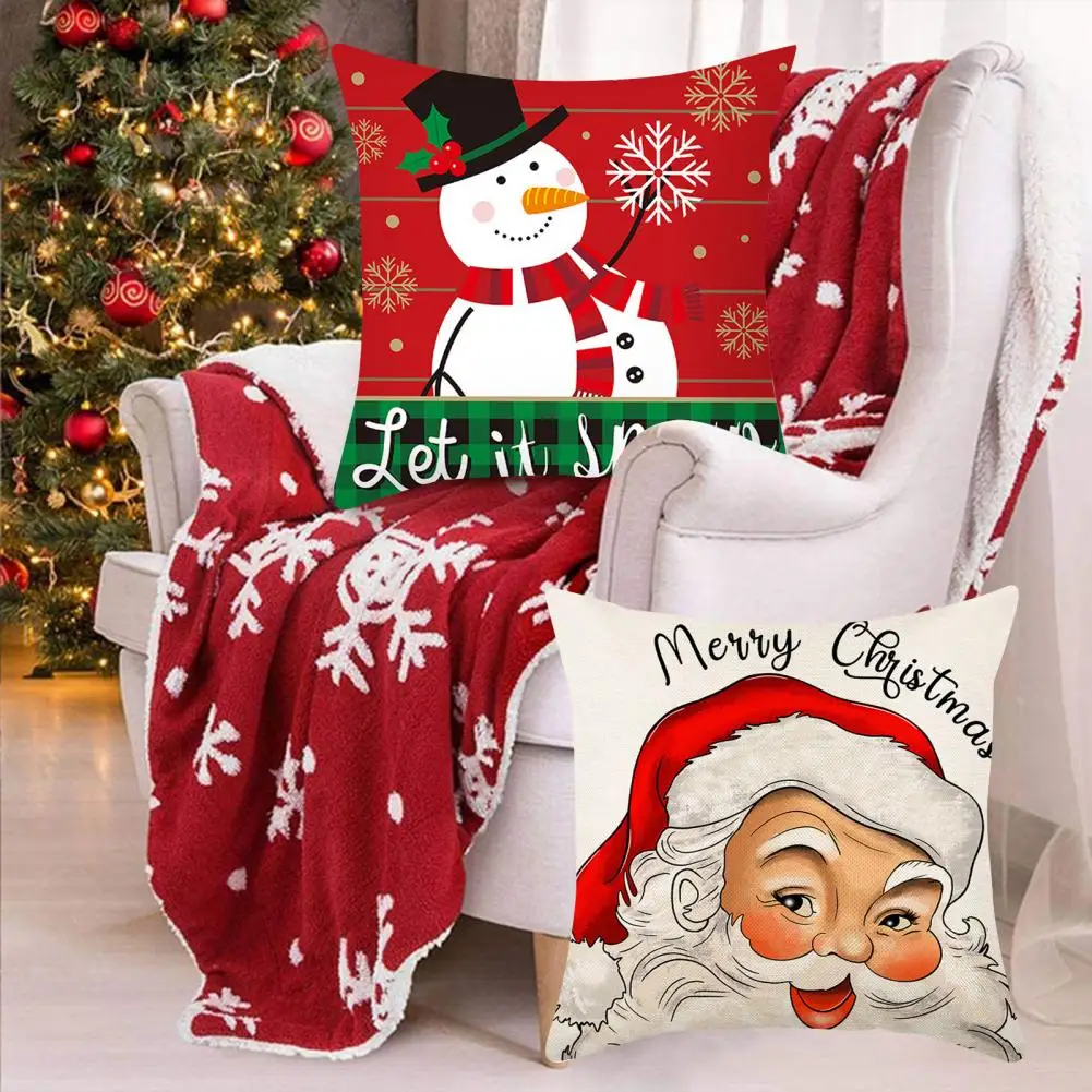 Handy Pillowcase Covers Cute Dustproof Long Lasting Christmas Tree Throw  Party Decor Supplies