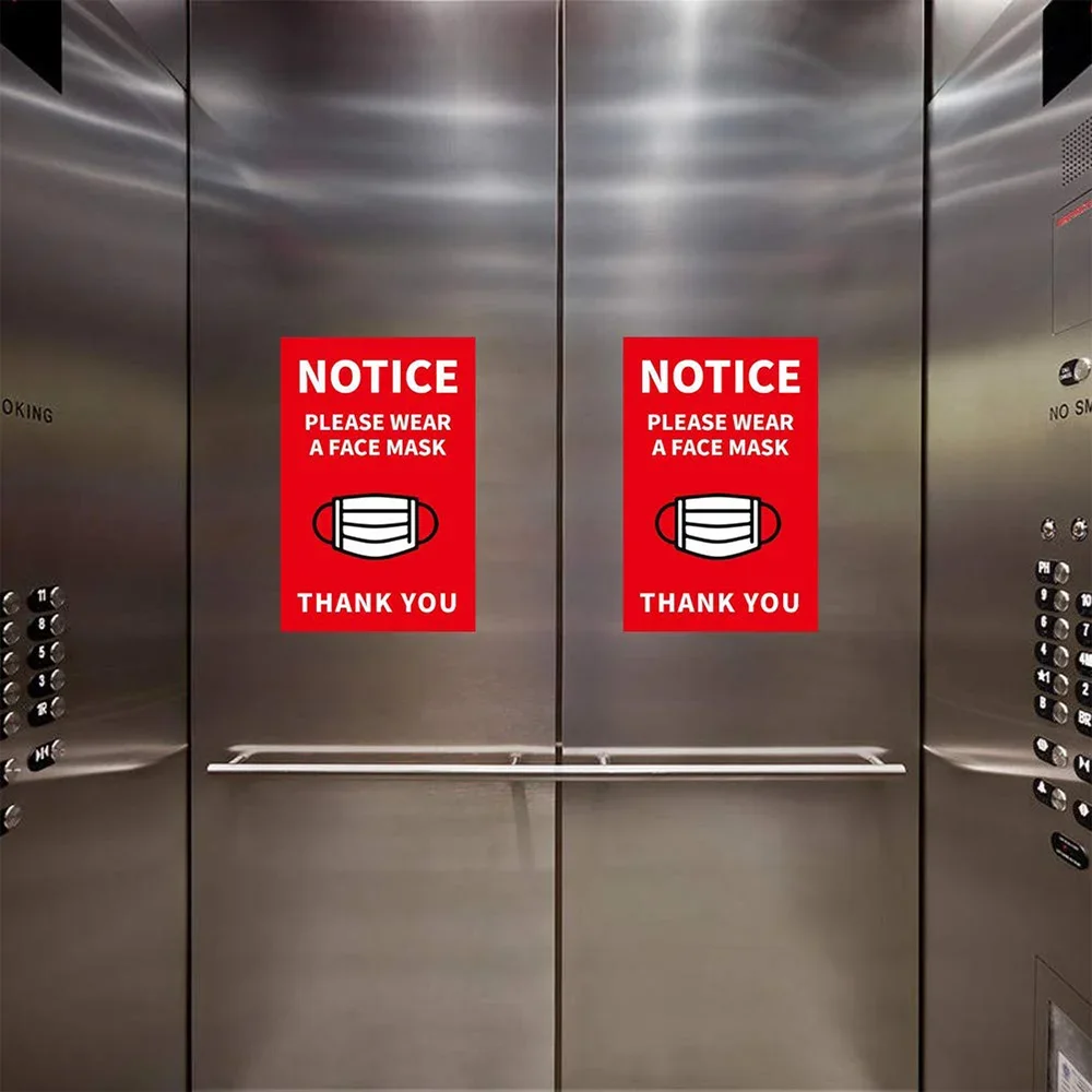 

Face Mask Required Sign Sticker No M a s k No Ride Stickers for Car Rideshare Taxi Driver