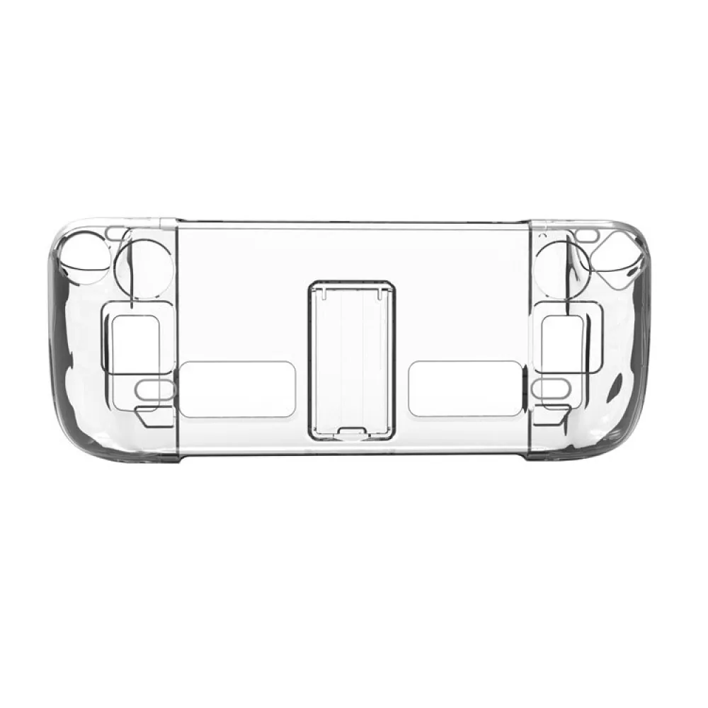 وحدة تحكم ألعاب سبليت كريستال شل S حافظة كمبيوتر شفافة واقية قشرة صلبة مع قوس لوحدة التحكم سطح السفينة البخار