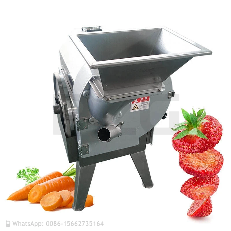 

Commercial 300-500kg/H Vegetable Slicer Shredder Dicer Chopper Cube Cutter Cutting Machine Onion Chopper Machine Onion Chopper