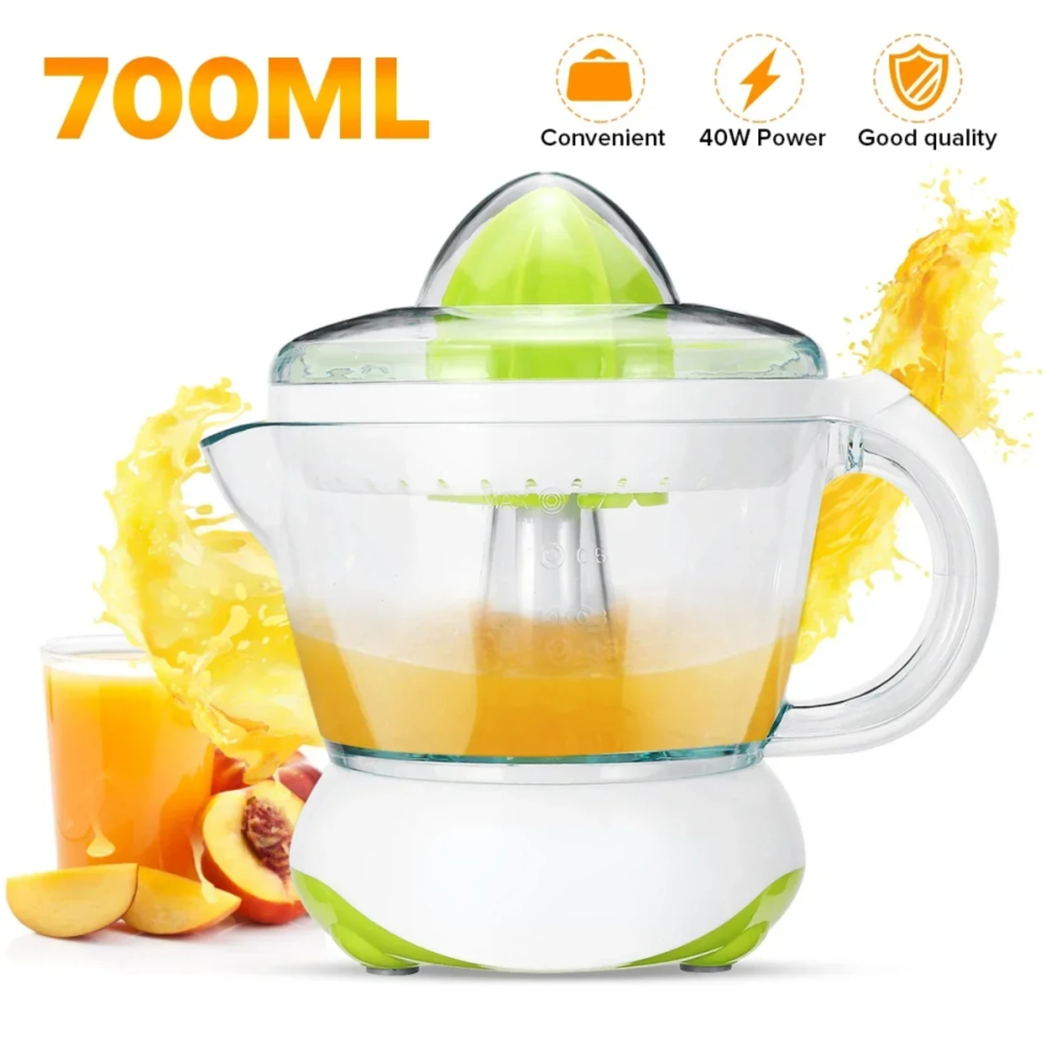 

NEW Portable Compact 700ml Household Juicer for Easy Orange and Lemon Squeezing. Convenient Mini Lemon Juicer Extractor with Fru