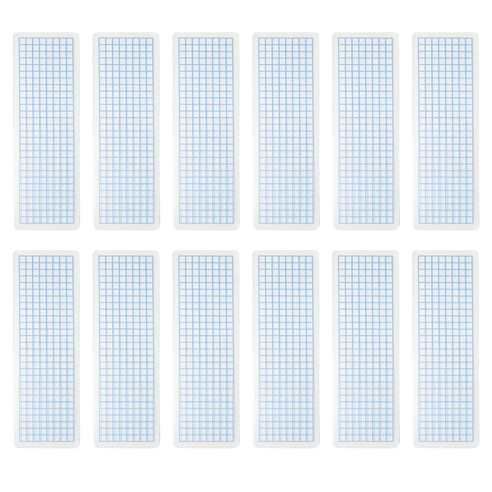 

40 шт., доски для образцов ленты васи, пластиковые пластины для упаковки для домашнего офиса, школы, декоративный органайзер для хранения, принадлежности
