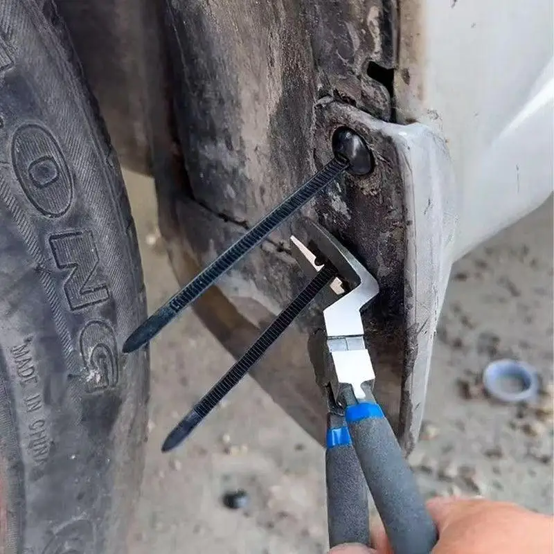 Universal Car Nylon Cable Tie Buckles Heavy Duty Self-Locking Zip Ties Holder with Pin Button Fasteners Car UV Resistant Ties