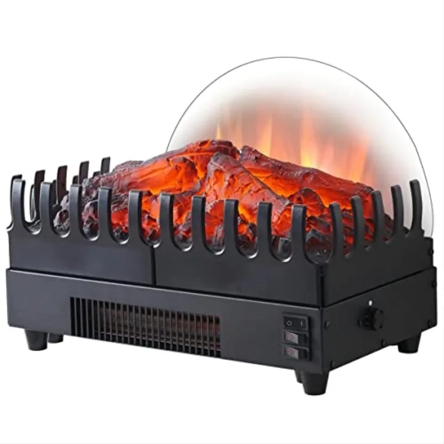 

Electric Fireplace Log Heater 16 Fireplace Inserts with Realistic Ember Bed Thermostat Control for Home Living Room and Bedroom