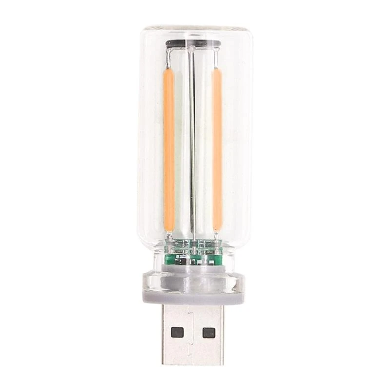 USB سيارة LED الإضاءة مصباح لتهيئة الجو الرجعية مستوحاة السيارات الداخلية المزاج مصابيح صغيرة LED لمبة مصباح USB اللمس ضوء الليل
