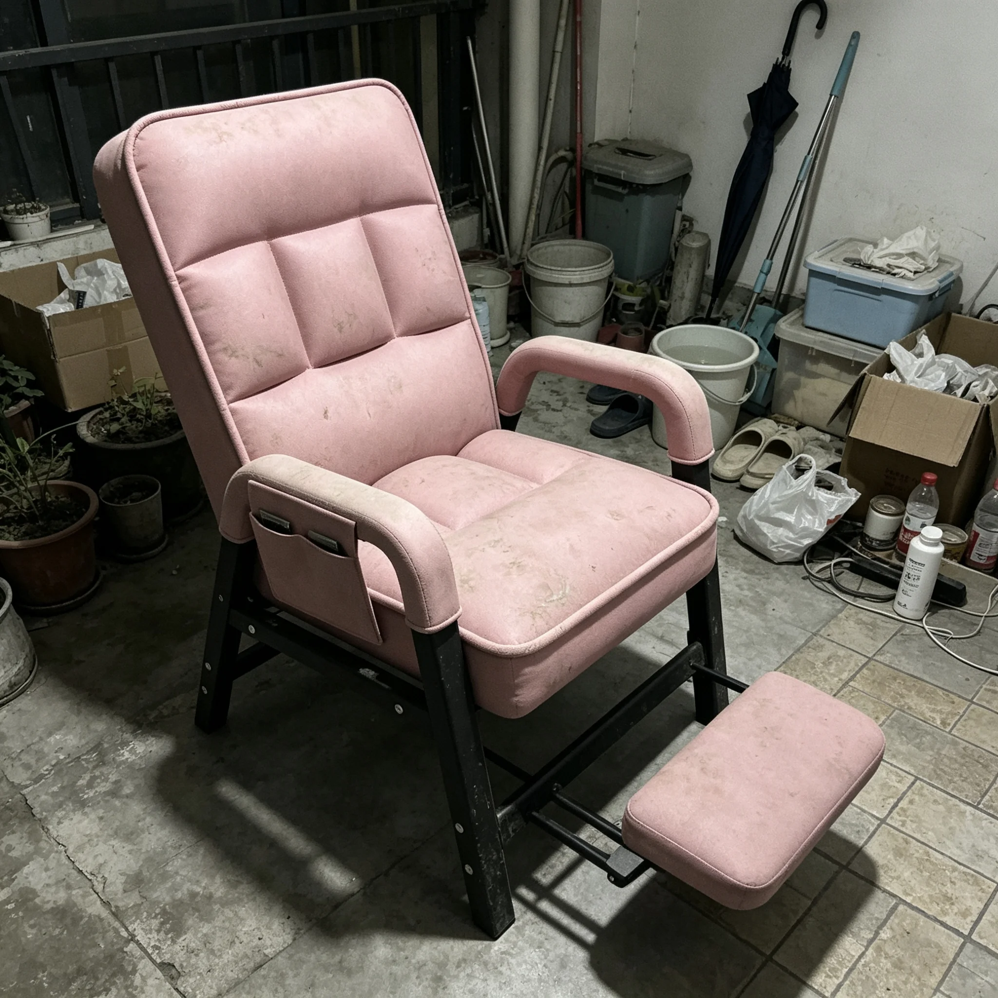 aoliviya-オフィス用、昼寝に最適な折りたたみ式リクライニングロッキングチェア、ゆったりとくつろげるラウンジベッド