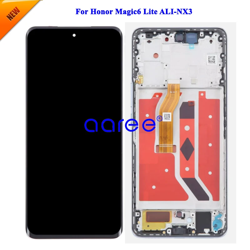 

ЖК-дисплей Amoled для Honor Magic 6 Lite, ЖК-дисплей для Honor Magic 6 Lite ALI-NX3, ЖК-экран, сенсорный дигитайзер в сборе