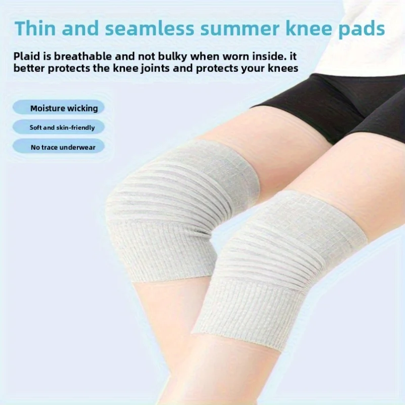 Knee Support Sleeves (2-Pack), Non-Slip Warm Breathable Sleeves for Sports & Daily Use, Unisex Joint Stability Assistant