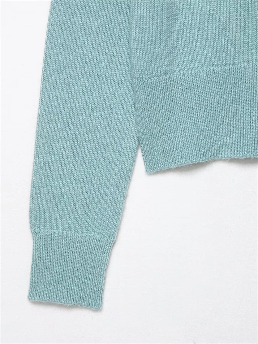 

Женский вязаный кардиган, весна/осень 2023, Новое поступление, женская модная облегающая вязаная куртка