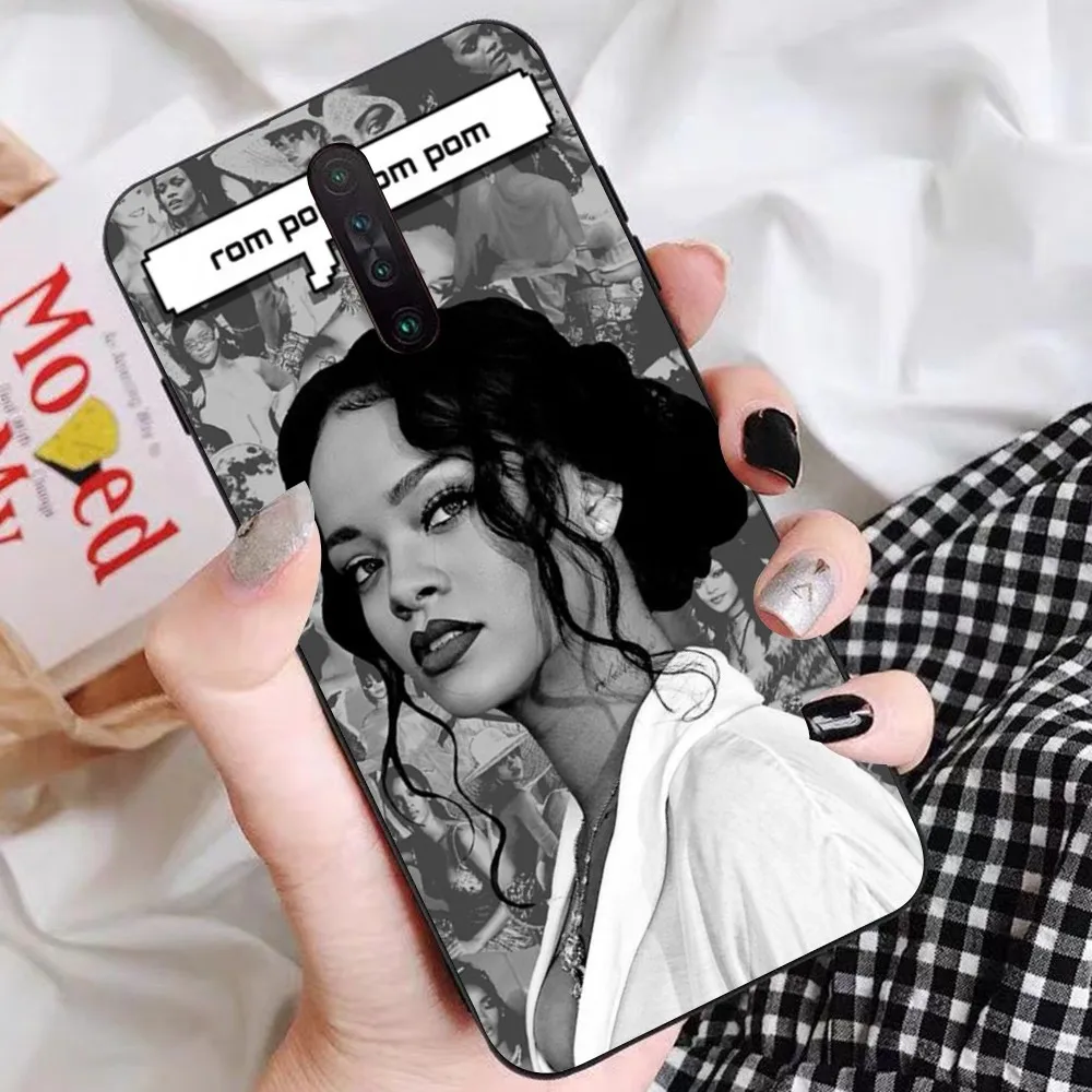 Hot Singer R-rihan Phone Case For Redmi 5 6 7 8 9 10 plus pro 6 7 8 9 A GO K20 K30 K40 pro plus F3 Fundas