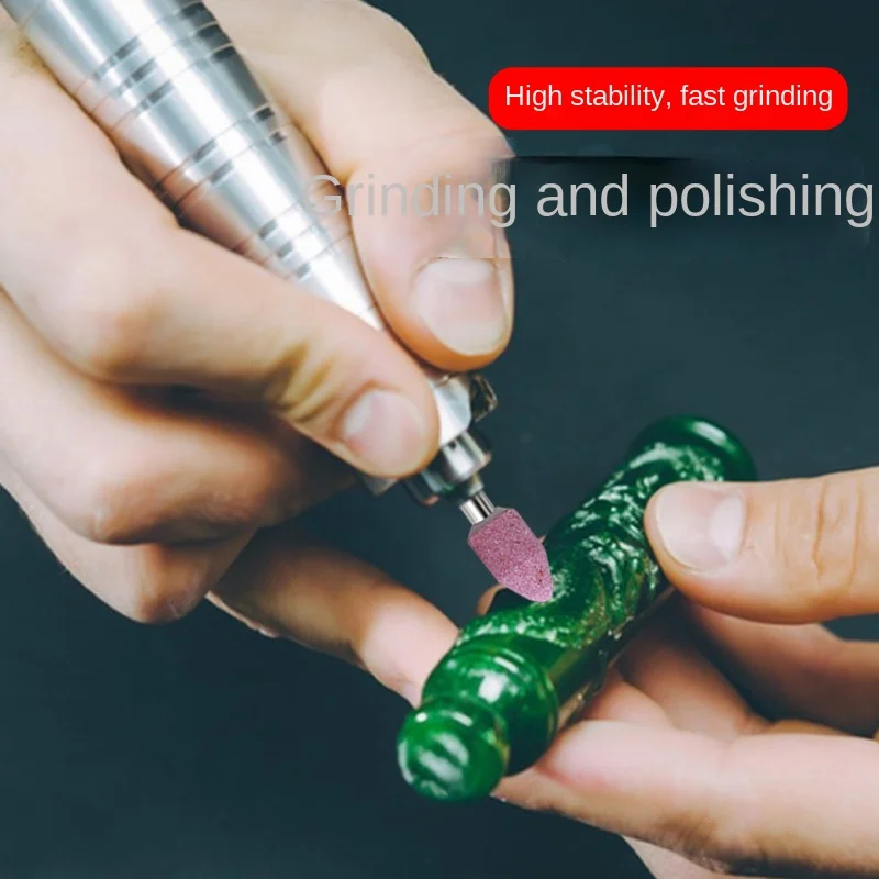 10PCS 3MM Polieren Kopf Rad Kopf Schleif Montiert Für Dremel Rotary Power Tool Elektrische Schleifen Stein Rad Dremel zubehör