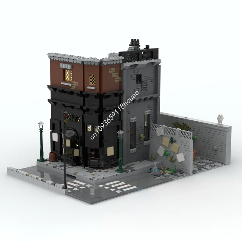 1883PCS MOC Custom Modular Building The Bar  Model Building Block Diy Creative Assembly Educational Bricks Toys Kid Gift