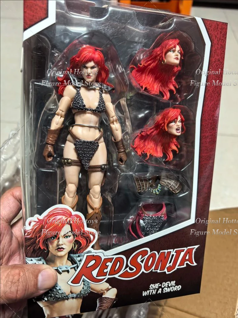 재고 있음 BFS 1/12 스케일 여성 군인 레드 소냐 쉬데빌 디럭스 에디션 풀 세트 6인치 액션 피규어 모델 인형 컬렉션