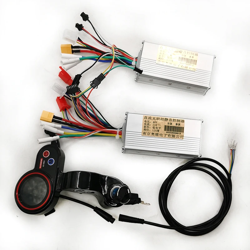 

Dual Drive Lithium Battery Brushless DC Controller, Liquid Crystal Display Panel, Electric Scooter, Universal Version, 48V, 22 A