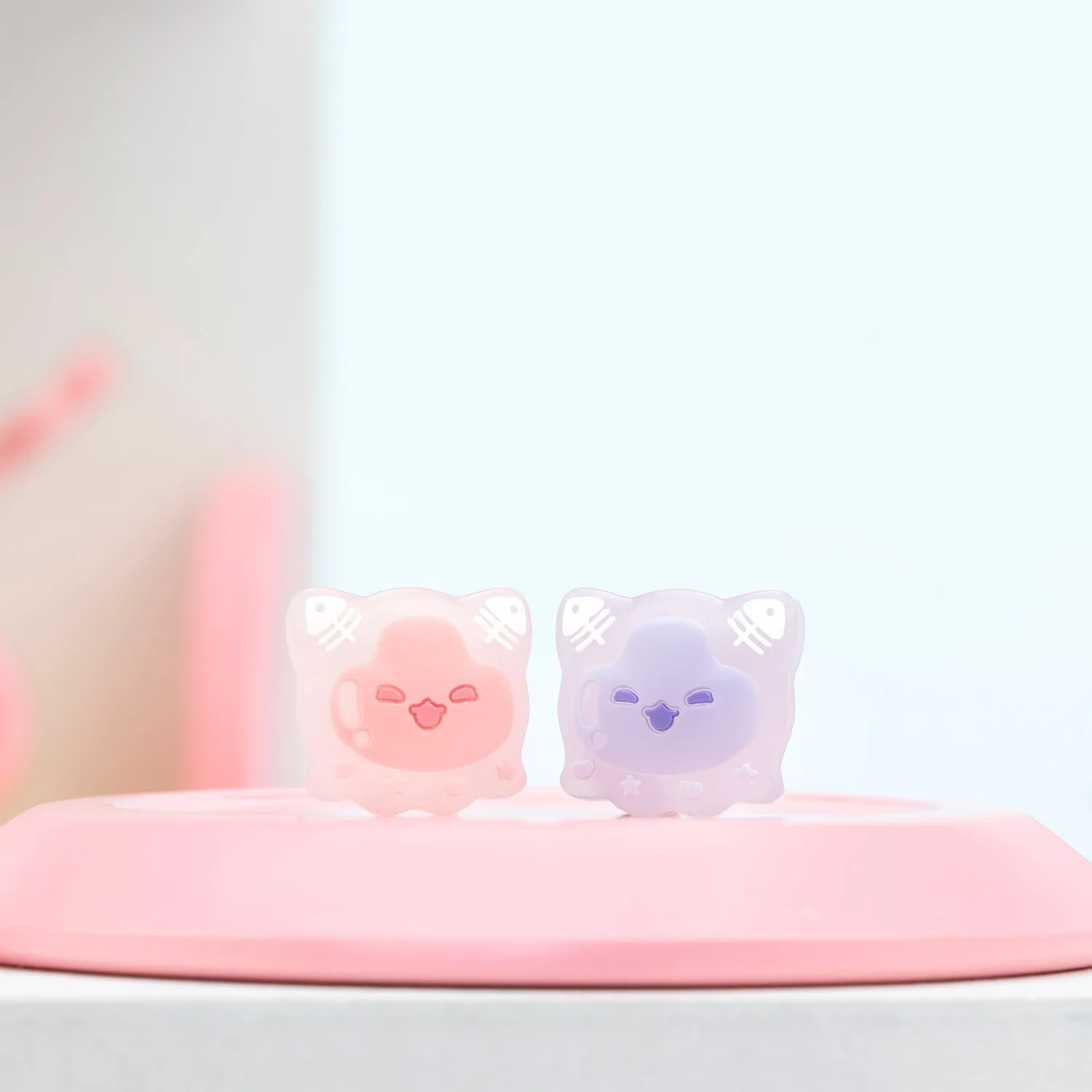 GeekShare-닌텐도 스위치 로커 캡 실리콘 엄지 그립 케이스, 스위치 OLED 스위치 라이트 조이스틱 캡 NS 콘솔 액세서리