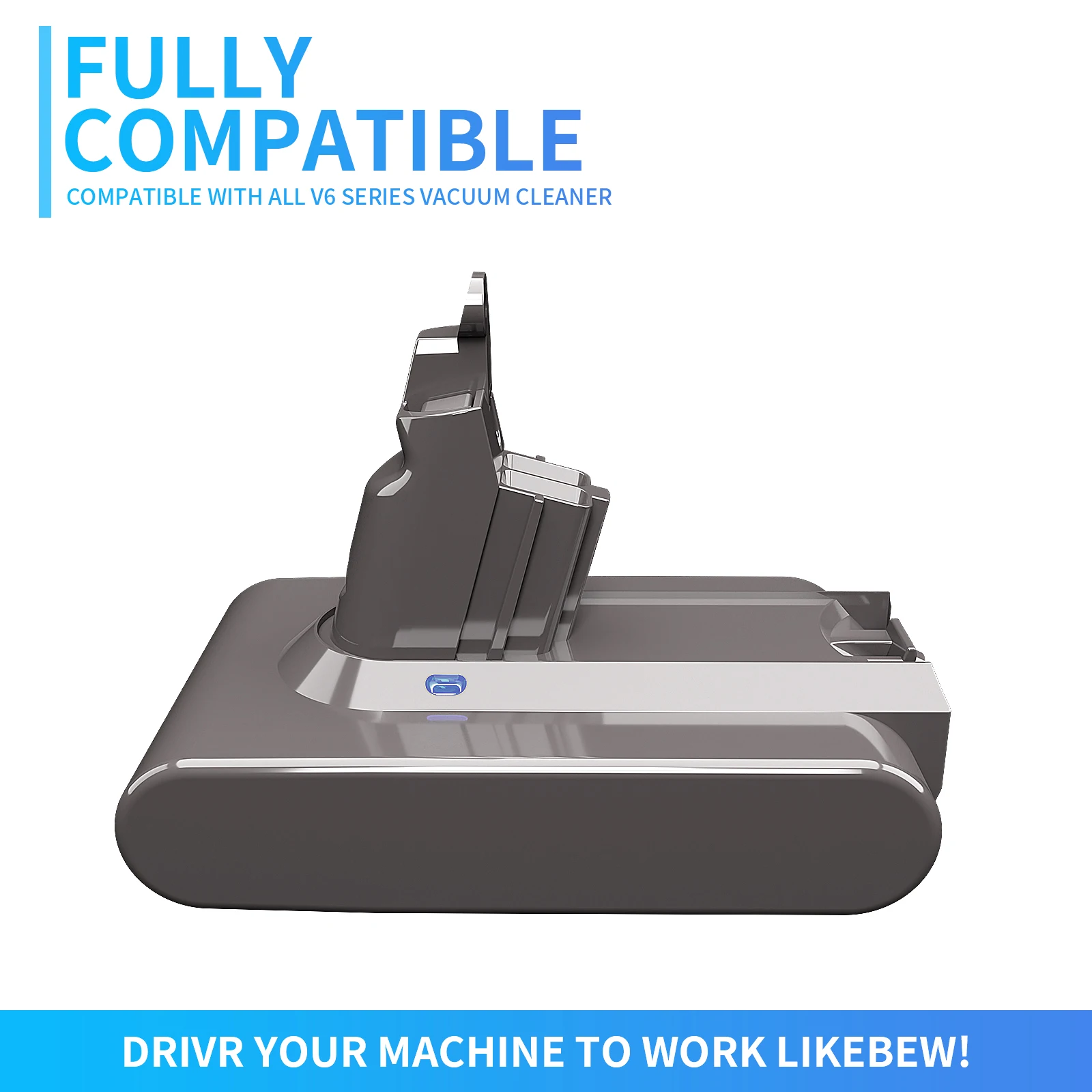 لبطارية دايسون V6 لدايسون DC62 21.6 فولت 4000 مللي أمبير بطارية مكنسة كهربائية SV09 SV07 SV03 DC58 DC61 DC62 DC74 V6 DC74 V6 965874 -02