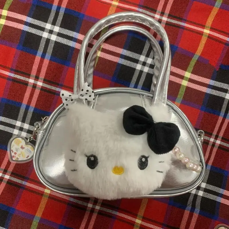 

Sanrio Hot Cartoon Shoulder Bag Kitty Shoulder Bag Large Capacity Fashion Sweet Style Student Girl Shop Tote Bag Shoulder Bag