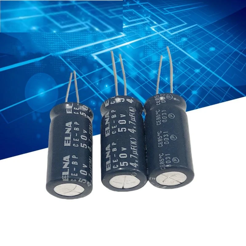 5PCS 4.7uf audio frequency division BP non-polar electrolytic capacitor 50v 4.7uf 13X25mm