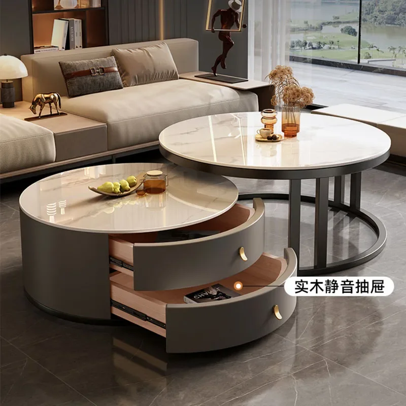 Modular Furniture Nordic Coffee Table Salon Living Room Seating Tables Side Removable Table Basse De Salon Luxury Desks Design